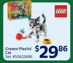 Walmart Lego Creator Playful Cat offer