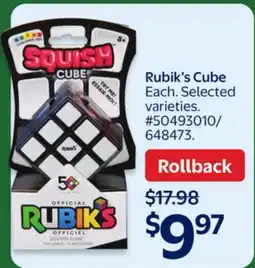 Walmart Rubik's Cube offer