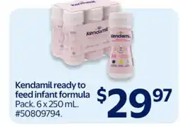 Walmart Kendamil ready to feed infant formula offer