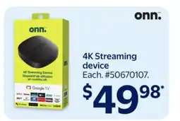 Walmart 4K Streaming device offer