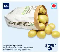 Walmart All-purpose potatoes offer