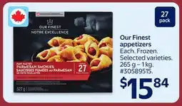 Walmart Our Finest appetizers offer