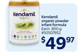 Walmart Kendamil organic powder infant formula offer