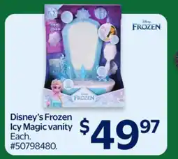 Walmart Disney's Frozen Icy Magic vanity offer