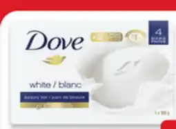 Walmart Dove beauty bars 4 x 106 g offer