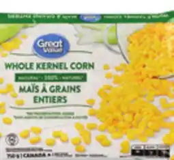 Walmart Great Value whole kernel corn offer