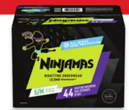 Walmart Ninjamas nighttime underwear offer