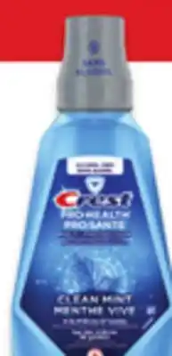 Walmart Crest mouthwash 1 L offer