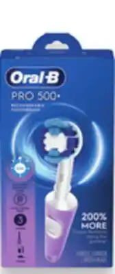 Walmart Oral-B Pro 500+ or kids' licensed electric toothbrush or premium refills 5-pack offer