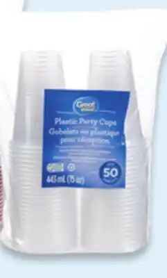 Walmart Great Value clear cup offer