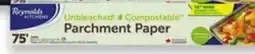 Walmart Reynolds compostable parchment paper 75' offer