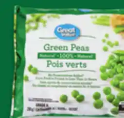 Walmart Great Value green peas offer