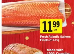 Foodland Fresh Atlantic Salmon Fillets offer