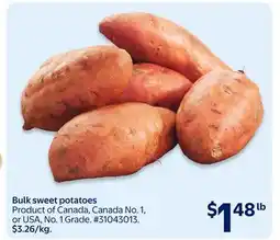 Walmart Bulk sweet potatoes offer
