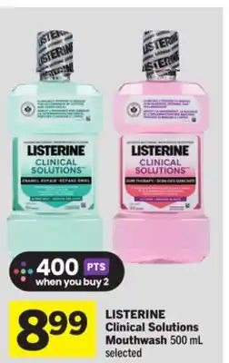Foodland LISTERINE Clinical Solutions Mouthwash offer