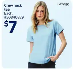 Walmart Crew neck tee offer