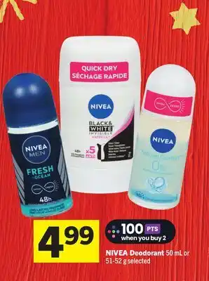 Foodland NIVEA Deodorant offer
