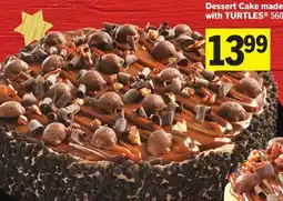 Foodland Dessert Cake made with TURTLES offer