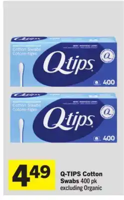 Foodland Q-TIPS Cotton Swabs offer