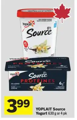 Foodland YOPLAIT Source Yogurt offer