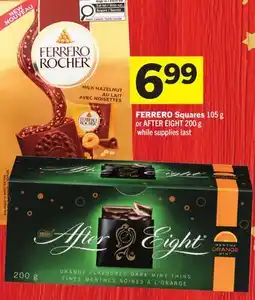 Foodland FERRERO Squares offer