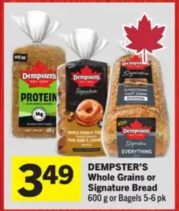 Foodland DEMPSTER'S Whole Grains or Signature Bread offer