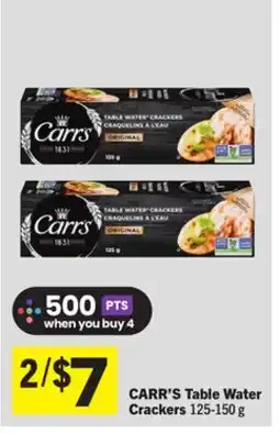 Foodland CARR'S Table Water Crackers offer