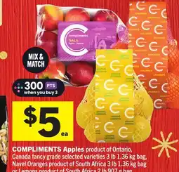 Foodland COMPLIMENTS Apples offer