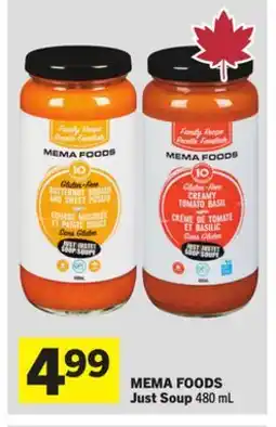 Foodland MEMA FOODS Just Soup offer
