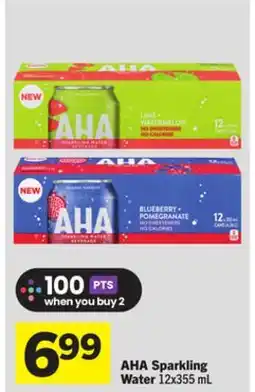 Foodland AHA Sparkling Water offer