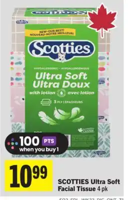 Foodland SCOTTIES Ultra Soft Facial Tissue offer