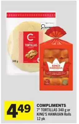 Foodland COMPLIMENTS 7 TORTILLAS offer