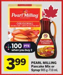 Foodland PEARL MILLING Pancake Mix or Syrup offer