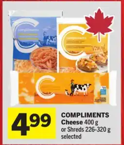 Foodland COMPLIMENTS Cheese offer