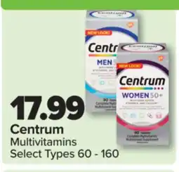 PharmaChoice Centrum Multivitamins offer