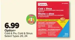 PharmaChoice Option+ Cold & Flu, Cold & Sinus offer
