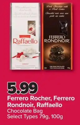 PharmaChoice Ferrero Rocher, Ferrero Rondnoir, Raffaello Chocolate Bag offer