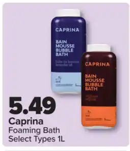 PharmaChoice Caprina Foaming Bath offer
