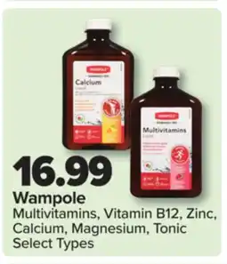PharmaChoice Wampole Multivitamins, Vitamin B12, Zinc, Calcium, Magnesium, Tonic offer