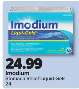 PharmaChoice Imodium Stomach Relief Liquid Gels offer