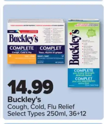 PharmaChoice Buckley's Cough, Cold, Flu Relief offer