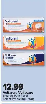 PharmaChoice Voltaren, Voltacare Emulgel Pain Relief offer