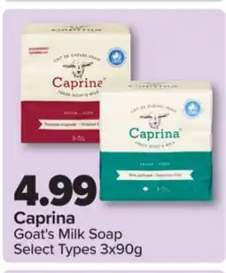 PharmaChoice Caprina Goat's Milk Soap offer