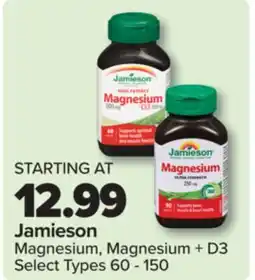 PharmaChoice Jamieson Magnesium, Magnesium + D3 offer