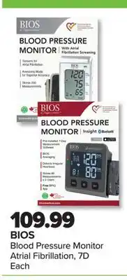 PharmaChoice BIOS Blood Pressure Monitor Atrial Fibrillation offer