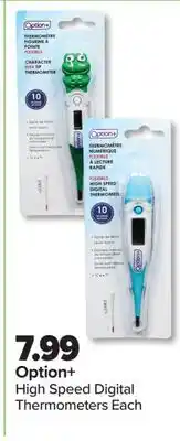PharmaChoice Option+ High Speed Digital Thermometers offer
