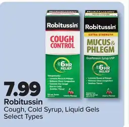 PharmaChoice Robitussin Cough, Cold Syrup, Liquid Gels offer
