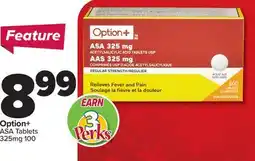 PharmaChoice Option+ ASA Tablets offer