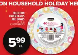 Metro SELECTION PAPER PLATES AND BOWLS offer