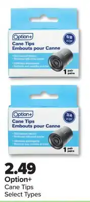 PharmaChoice Option+ Cane Tips offer
